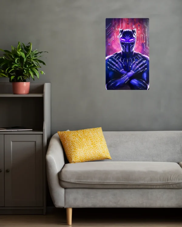 Purple Eyes Black Panther - LED - Image 2