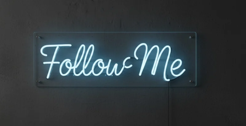 Social Glow Follow Me