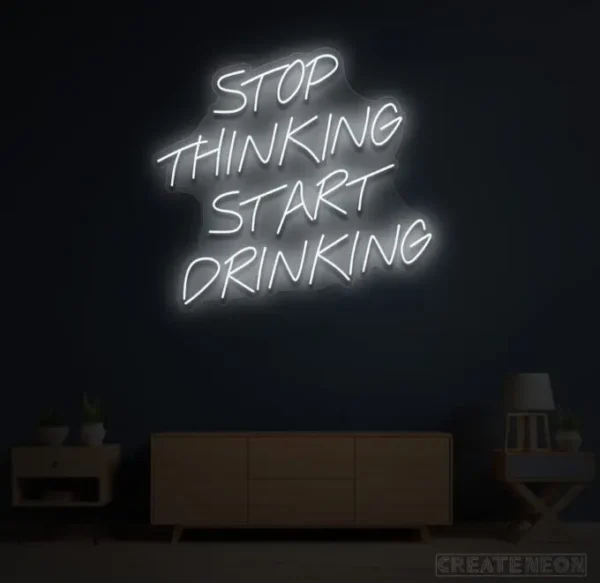 pour-decisions-white-neon-sign