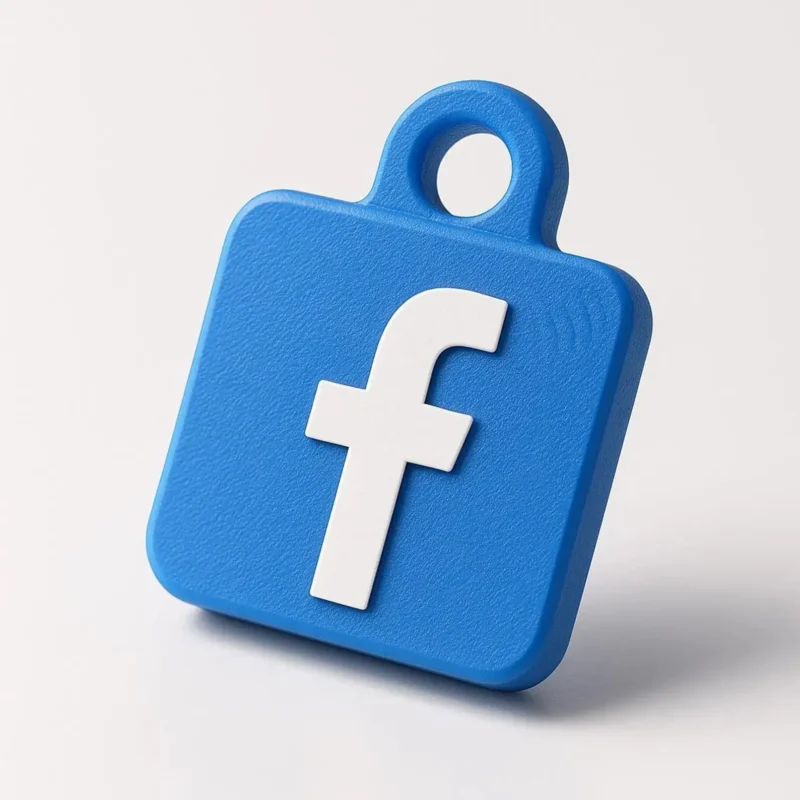 Scannable Digital Social Media Keychain - Image 2