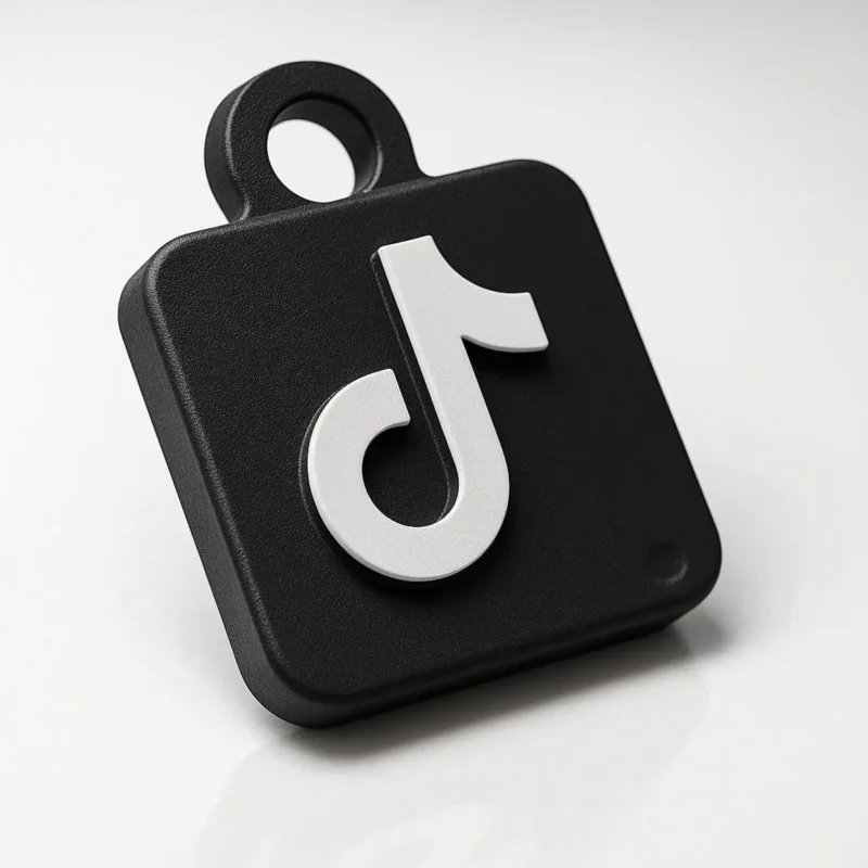 Scannable Digital Social Media Keychain - Image 3