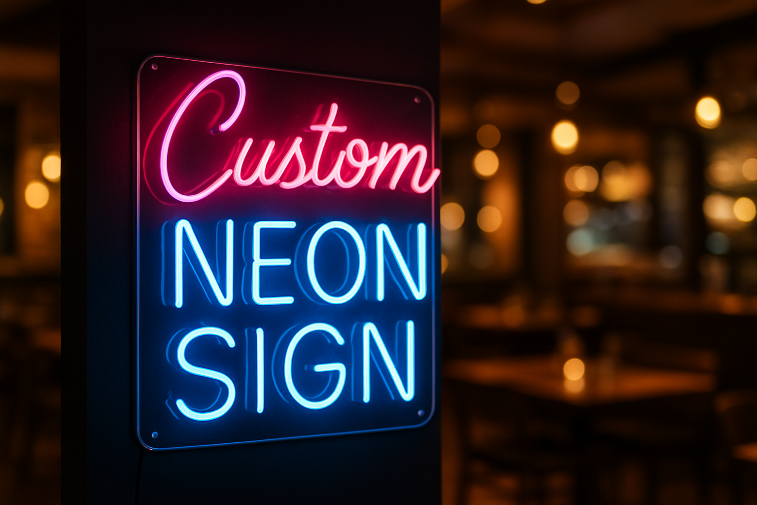Neon signs as a marketing tool